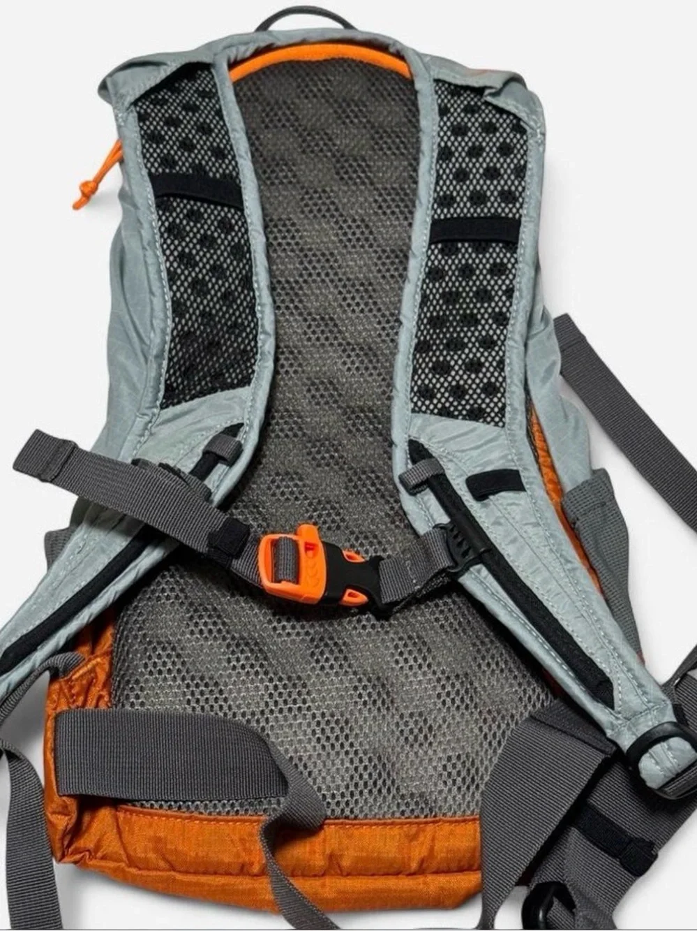 REI Co-op Stoke 9 Gray/Orange 9L Hydration Hiking Backpack